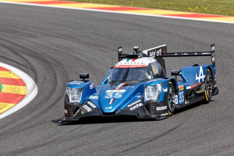 Foto do carro de André Negrão na etapa da Bélgica pelo WEC para ilustrar o piloto que analisou o desempenho após a prova da categoria