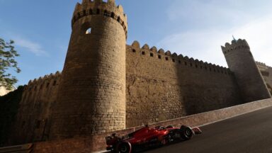 Foto do GP de F1 do Azerbaijão para ilustrar o circuito que teve contrato renovado para a modalidade
