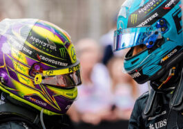 Foto com Lewis Hamilton, piloto da Mercedes, durante prova da F1 no GP do Azerbaijão para ilustrar a opinião do piloto sobre o desempenho da equipe na etapa da competição