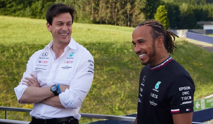 Toto Wolff e Lewis Hamilton Hamilton, Mercedes