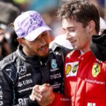 Charles Leclerc e Lewis Hamilton