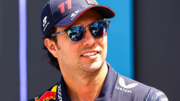 Foto de Sergio Pérez para ilustrar o piloto que foi alfinetado pelo consultor da Red Bull após atuação evento da F1 em Baku