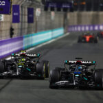 Lewis Hamilton e George Russell colidiram na classificação para o GP da Espanha