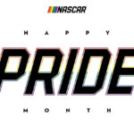 Arte de divulgação da NASCAR para ilustrar a homenagem feita pela organização à comunidade LGBTQIA+ e que teve fãs reagindo com ameaça de boicote