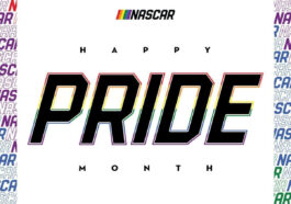Arte de divulgação da NASCAR para ilustrar a homenagem feita pela organização à comunidade LGBTQIA+ e que teve fãs reagindo com ameaça de boicote