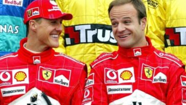 Rubinho Barrichello Rubens Michael Schumacher