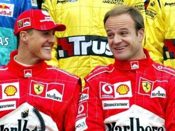 Rubinho Barrichello Rubens Michael Schumacher
