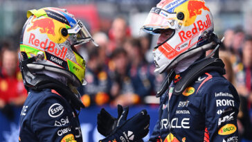 Pérez e Verstappen - Ted Bull.