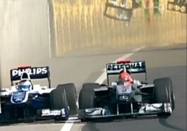 Rubens Barrichello ultrapasssagem Michael Schumacher