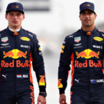Max Verstappen e Daniel Ricciardo em tempos de dupla na Red Bull