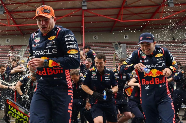 Red Bull quebra troféu - GP da Bélgica