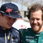 Max Verstappen e Sebastian Vettel pela Fórmula 1.