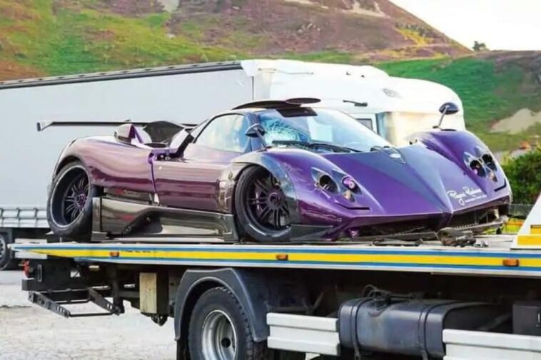 Lewis Hamilton Zonda acidente