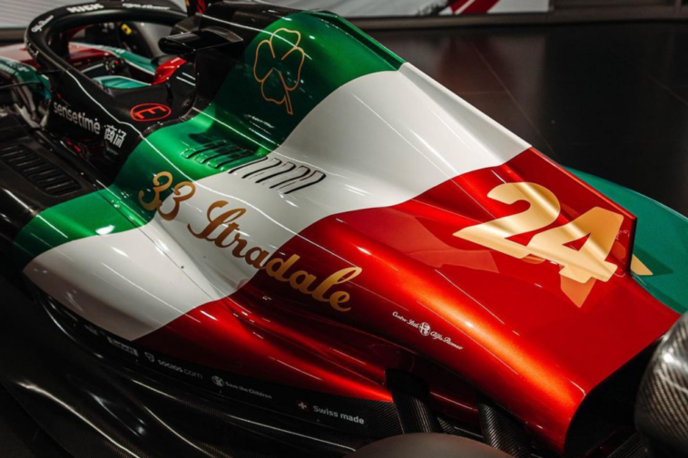 Pintura especial da Alfa Romeo para o GP da Itália de 2023