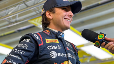 Enzo Fittipaldi é piloto da Rodin Carlin, escuderia da Fórmula 2 vinculada à Red Bull.