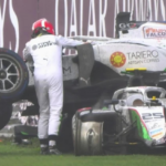 Kush Maini e Ralph Boschung sofrem acidente no GP da Holanda de Fórmula 2.