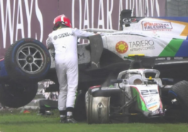 Kush Maini e Ralph Boschung sofrem acidente no GP da Holanda de Fórmula 2.