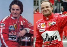 Gilles Villeneuve e Rubens Barrichello, ambos pela Ferrari na Fórmula 1