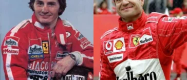 Gilles Villeneuve e Rubens Barrichello, ambos pela Ferrari na Fórmula 1