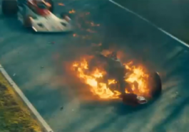 O acidente de Niki Lauda foi reconstituído no Filme "Rush"