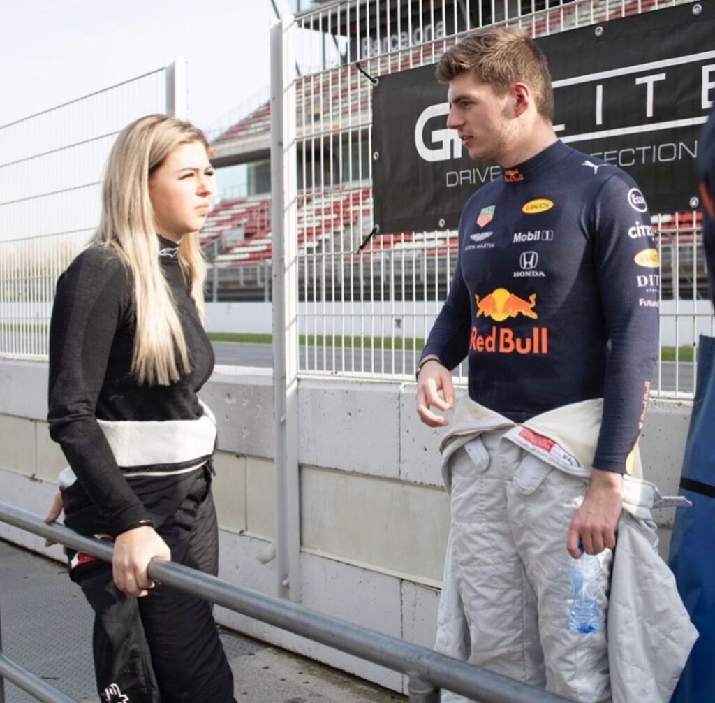 Victoria Jane Verstappen e Max Verstappen.