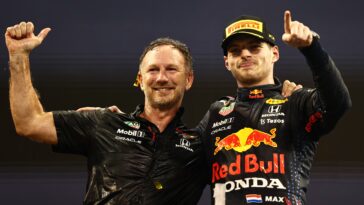 Christian Horner e Max Verstappen