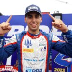 Gabriel Bortoleto, campeão da Fórmula 3 2023 pela Trident Racing.