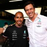 Toto Wolff e Lewis Hamilton - Mercedes - Fórmula 1.