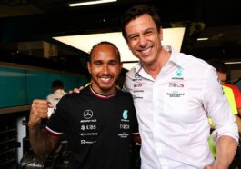 Toto Wolff e Lewis Hamilton - Mercedes - Fórmula 1.