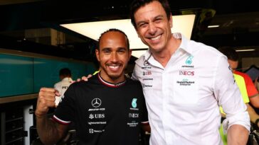 Toto Wolff e Lewis Hamilton - Mercedes - Fórmula 1.