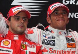 Lewis Hamilton e Felipe Massa, pela Fórmula 1.
