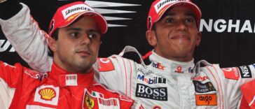 Lewis Hamilton e Felipe Massa, pela Fórmula 1.
