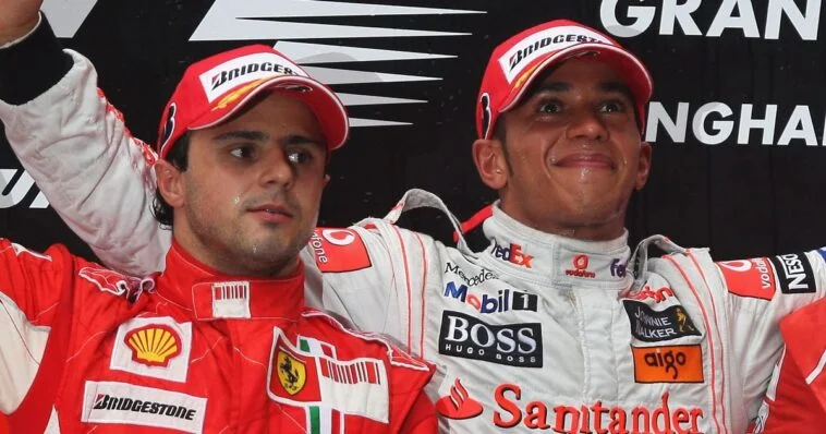 Lewis Hamilton e Felipe Massa, pela Fórmula 1.