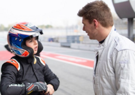 Max Verstappen e sua irmã, Victoria-Jane Verstappen.