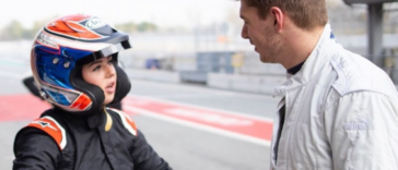 Max Verstappen e sua irmã, Victoria-Jane Verstappen.