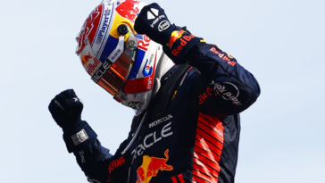 Max Verstappen, após vencer o GP da Itália de 2023.