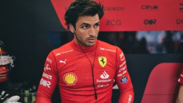 Carlos Sainz, piloto da Ferrari