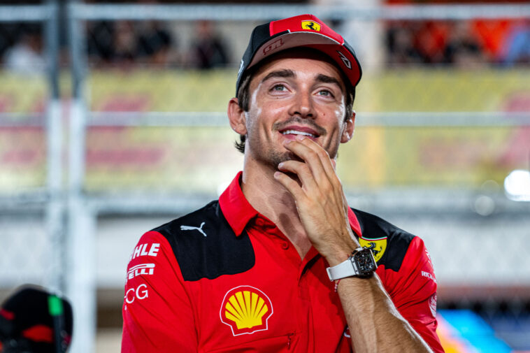 Piloto da Ferrari, Charles Leclerc admite surpresa com ritmo da Mercedes no GP do Catar