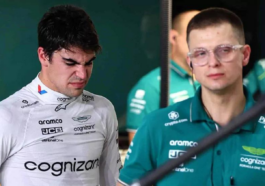 Lance Stroll, da Aston Martin, tem ataque de raiva durante o GP do Catar de Fórmula 1.