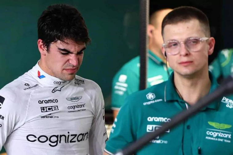 Lance Stroll, da Aston Martin, tem ataque de raiva durante o GP do Catar de Fórmula 1.