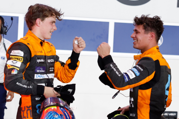 Oscar Piastri e Lando Norris, McLaren