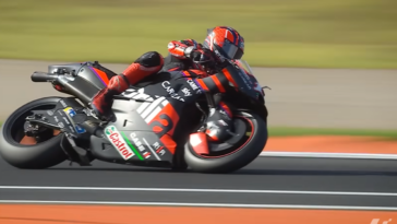 Imagem de vídeo de Maverick Viñales em prova da MotoGP para representar o piloto da Aprilia que revelou os planos para a próxima temporada da categoria