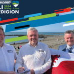 Foto de divulgação da confirmação do País de Gales no Campeonato Europeu de rally de 2024 para representar o território britânico que foi escolhido como sede de etapa da competição continental da categoria