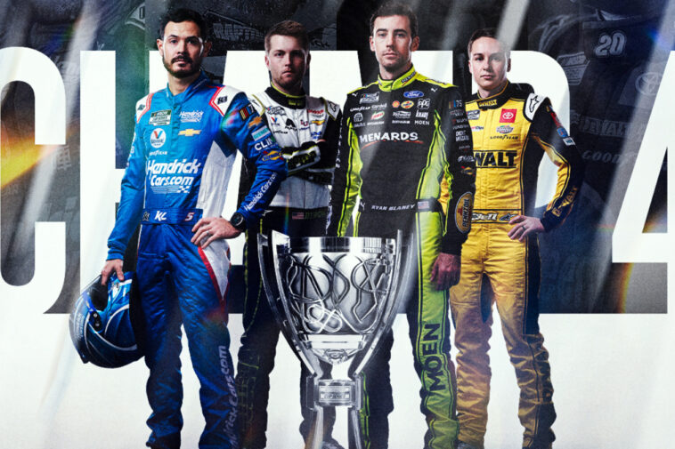 Foto dos pilotos da NASCAR Cup Series para ilustrar o guia de onde assistir à final da categoria