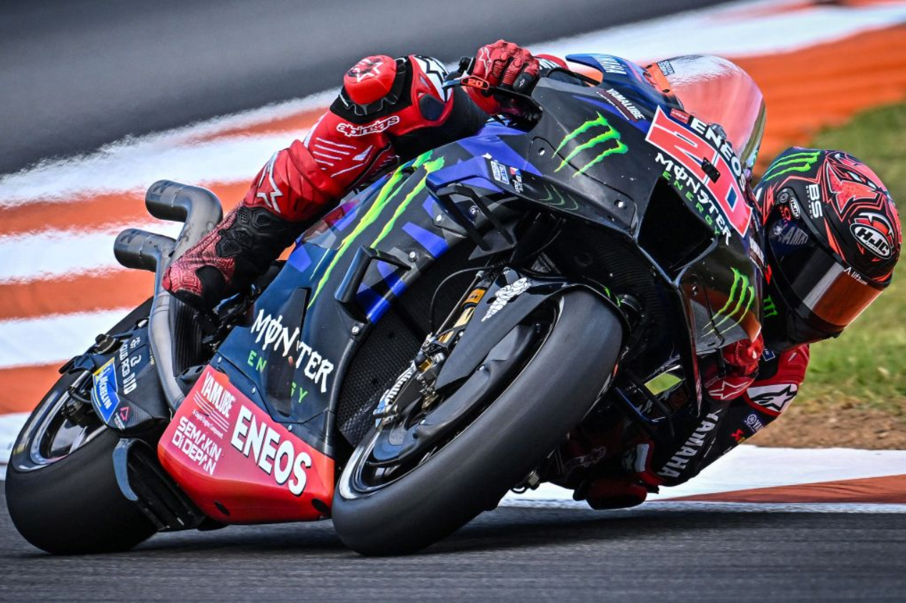 MotoGP: Quartararo revela que testes da Yamaha foram prejudicados pelo mau tempo em Portugal