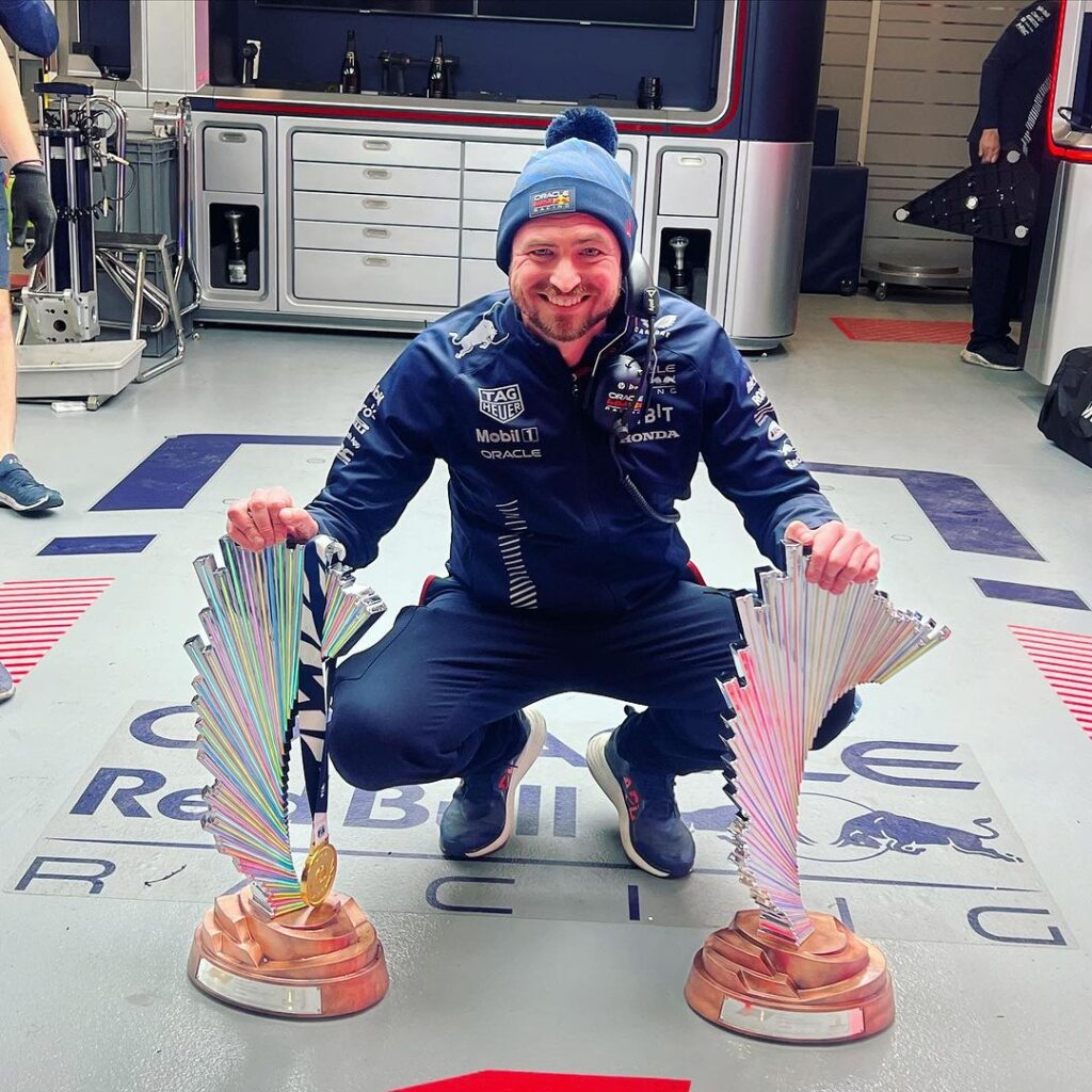 Bradley Scanes, personal trainer da Red Bull, após GP de Las Vegas