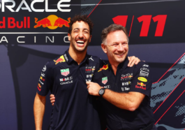 Christian Horner e Daniel Ricciardo, Red Bull, Fórmula 1