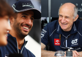 Daniel Ricciardo e Franz Tost na AlphaTauri