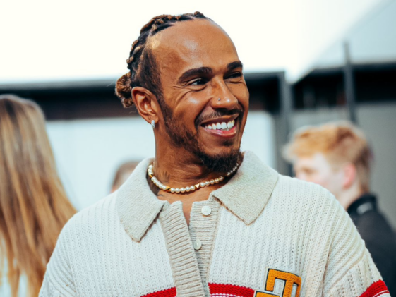 Lewis Hamilton durante o fim de semana do GP de Las Vegas de Fórmula 1