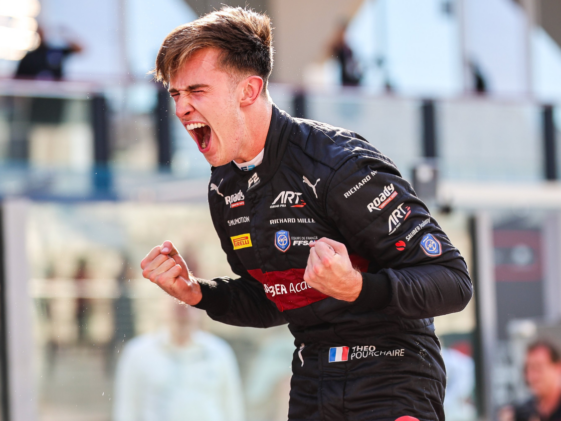 Theo Pourchaire, campeão da Fórmula 2 2023.